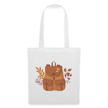 Sac à dos - Sac en tissu - blanc - Devant