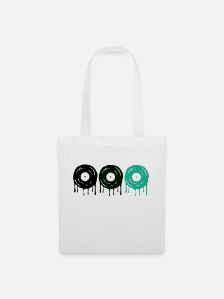 Records - Tote Bag - white