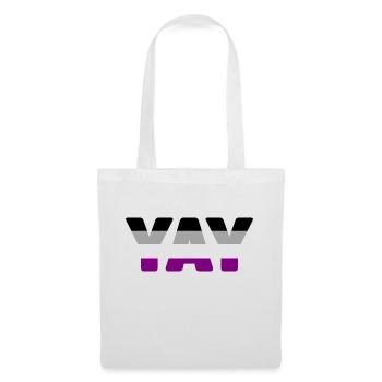 YAY asexuell - Stoffbeutel - Weiß - Vorne