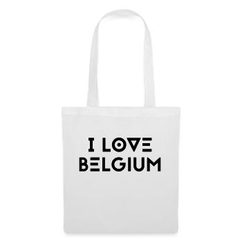I LOVE BELGIUM - Tote Bag - white - Front