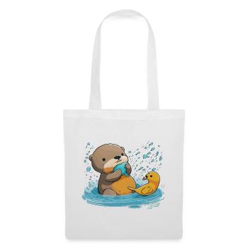 Rubber Duck Otter - Tote Bag - white - Front