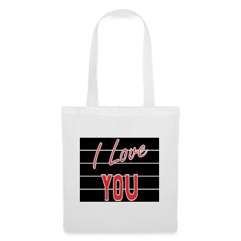 LOVE. COUPLE. JUST MARRIED. bachelorette party. SAINT VALENTINE. - Tote Bag - white - Front