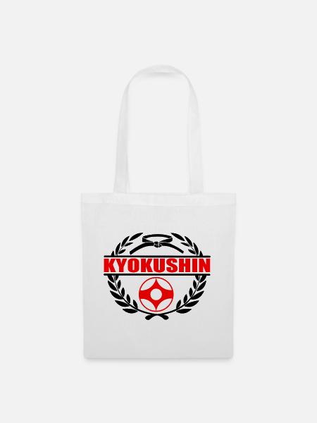 Kyokushin klestrykk laurbærkrans - Stoffveske - hvit