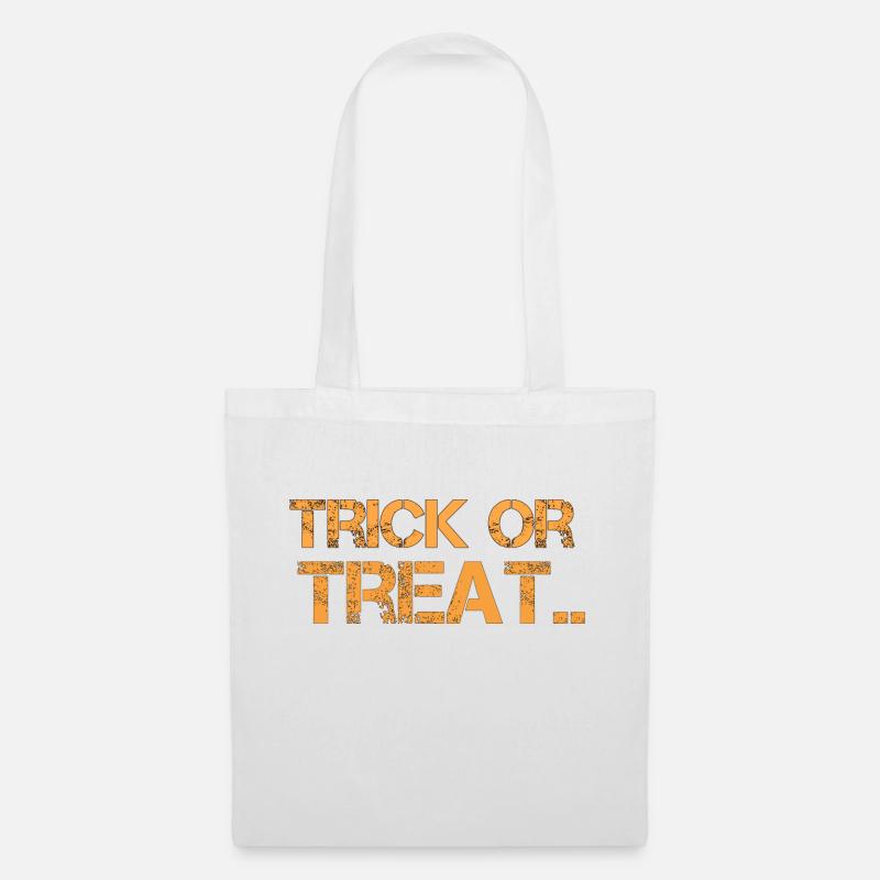 Trick or Treat Halloween - Stoffbeutel - Weiß
