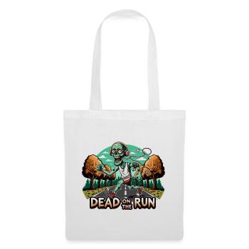 Dead on the Run: Zombie Runner - Sac en tissu - blanc - Devant