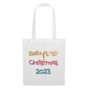 Baby's first Christmas - Tote Bag - white - Front