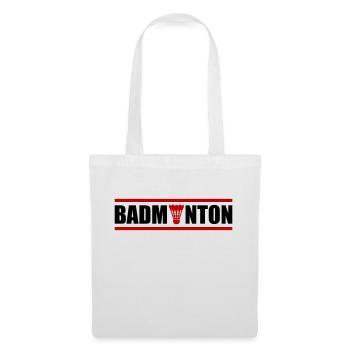 badminton - Stoffbeutel - Weiß - Vorne