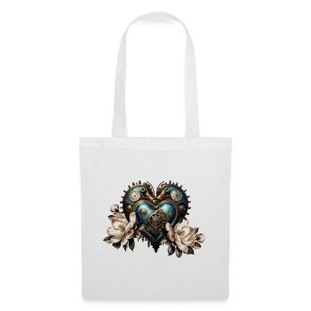 Wonderful steampunk heart - Tote Bag - white - Front