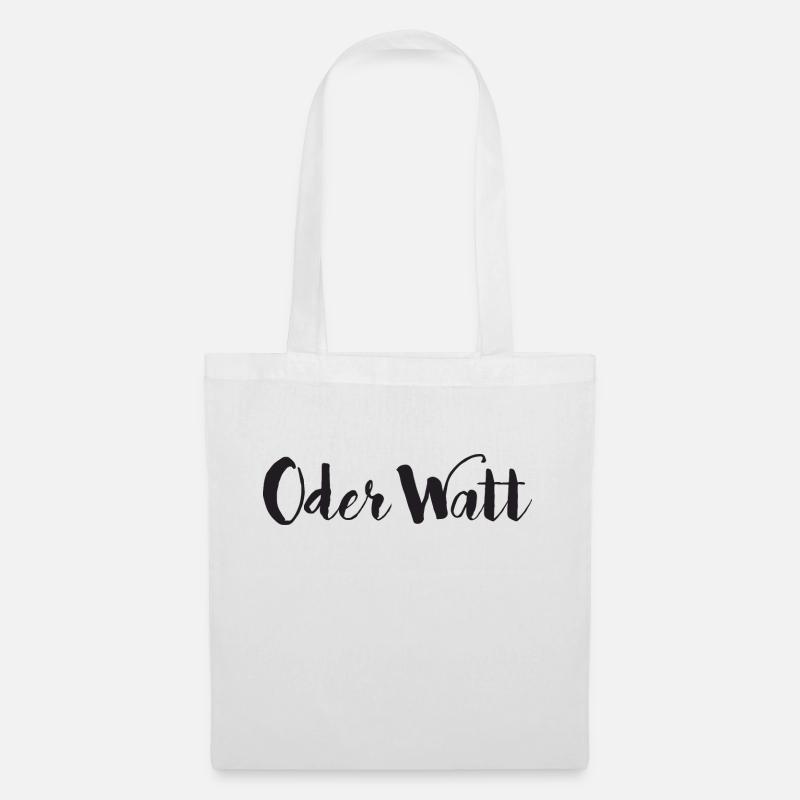 Ou Watt : le dicton de l’année - Sac en tissu - blanc