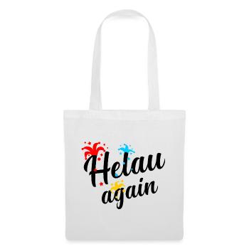 Helau, Fasnacht, Fasching, Carnaval - Sac en tissu - blanc - Devant