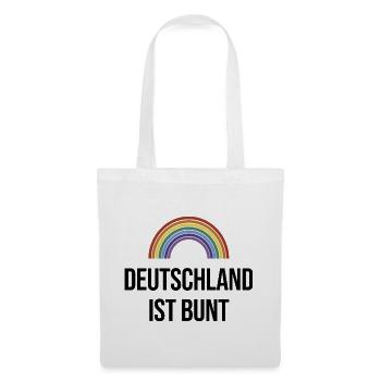 Germany is colorful in rainbow colors - Tote Bag - white - Front
