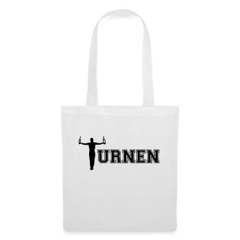 Turnen, Turner; Turner and Ringen - Stoffbeutel - Weiß - Vorne