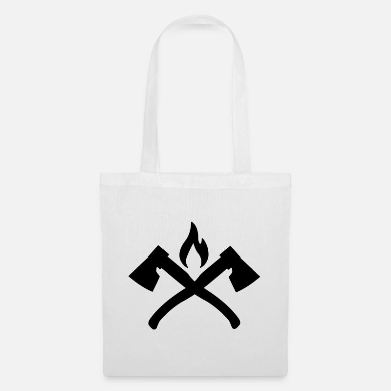 Bois de chauffage Brandhout - Sac en tissu - blanc