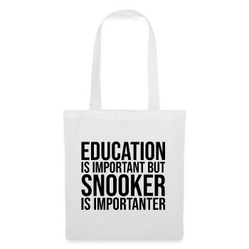 snooker - Sac en tissu - blanc - Devant