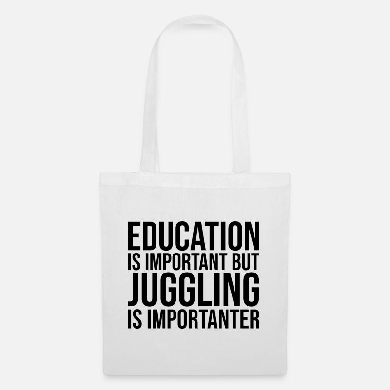 jonglerie - Sac en tissu - blanc