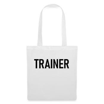 Trainer Coach Sport Training - Stoffbeutel - Weiß - Vorne