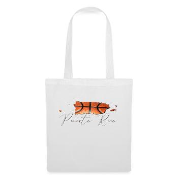 Porto Rico (États-Unis) | Vrai basket-ball | Carte S - Sac en tissu - blanc - Devant