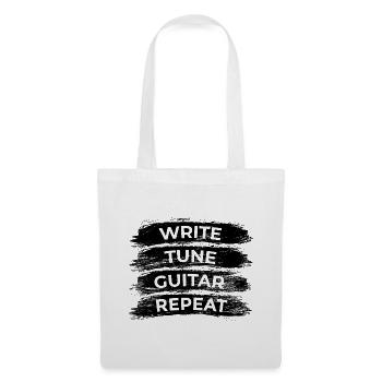 Writing Making Music Guitar - Tote Bag - white - Front