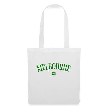 Melbourne Australia Down Under Kangaroo Koala - Stoffbeutel - Weiß - Vorne