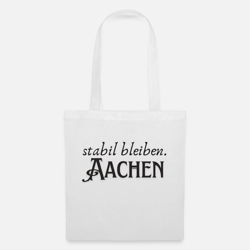 Stabil bleiben Aachen - Stoffbeutel - Weiß