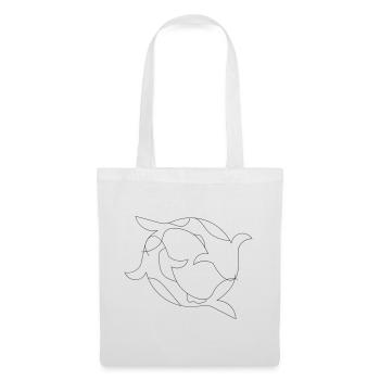 Koi Fish Fine Art - Stoffbeutel - Weiß - Vorne