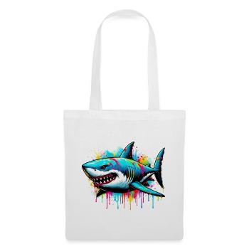 Shark - Tote Bag - white - Front