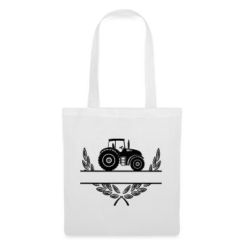 Proud of the farmer tractor - Tote Bag - white - Front