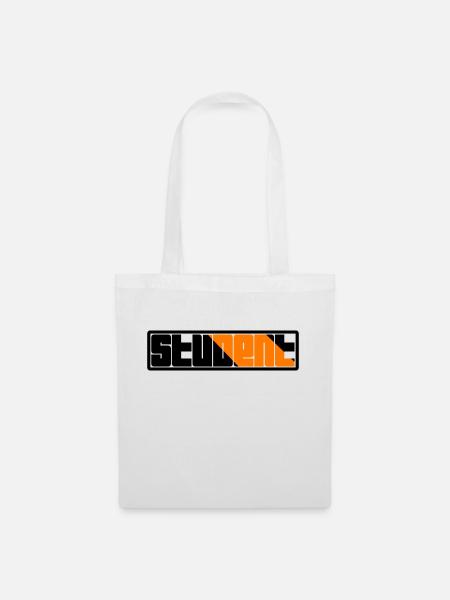 Student Logo - Tote Bag - white