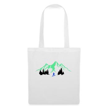 Snowboarding - Stoffbeutel - Weiß - Vorne