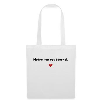 Our bond is eternal - gift idea for couples - Tote Bag - white - Front