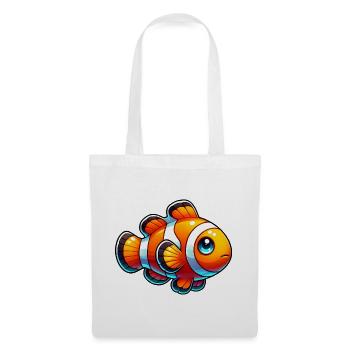 Clownfisch - Stoffbeutel - Weiß - Vorne