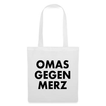 Omas gegen merz - Stoffbeutel - Weiß - Vorne