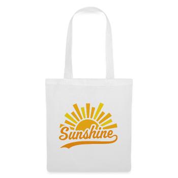 Soleil Soleil - Sac en tissu - blanc - Devant