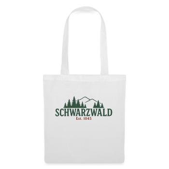 Schwarzwald Est. 1045 - Stoffbeutel - Weiß - Vorne