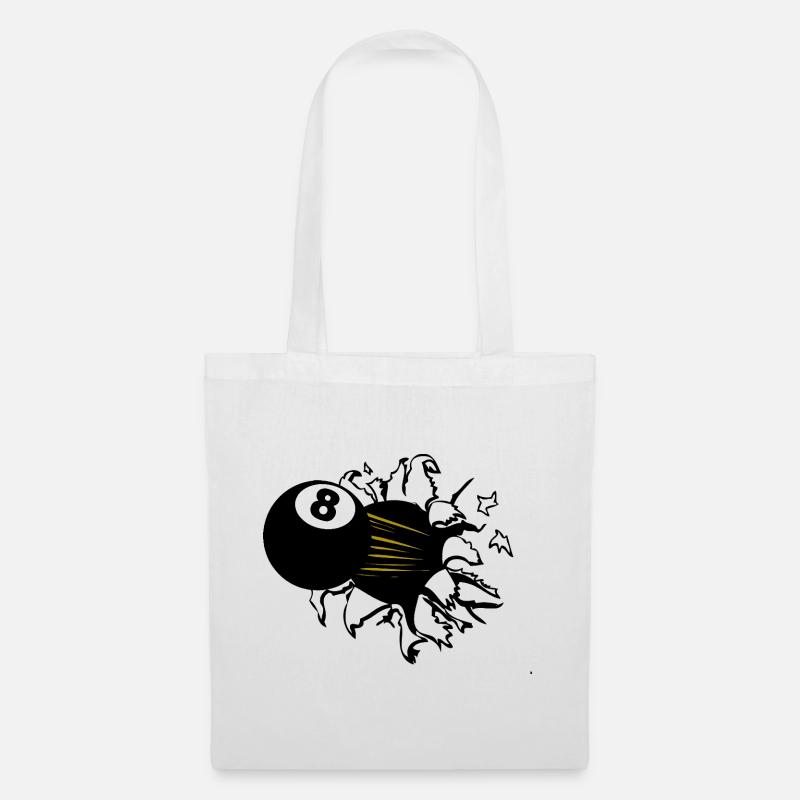 8-Ball Goldtail - Tote Bag - white