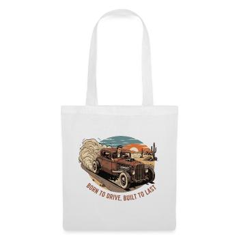 Retro Hot Rod Adventure - Tote Bag - white - Front