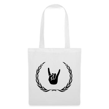 Party Hand Symbol Wreath - Tote Bag - white - Front