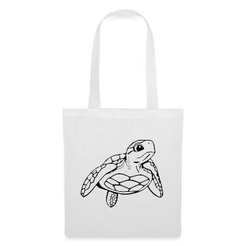Turtle Black Turtles T-shirt Gift - Tote Bag - white - Front