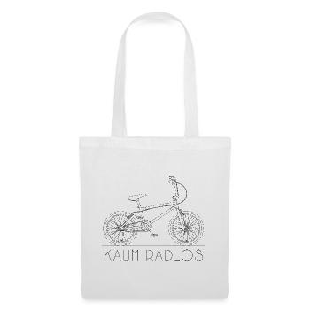 Jeu de mots humoristique sur le BMX Hardly Wheelless - Sac en tissu - blanc - Devant