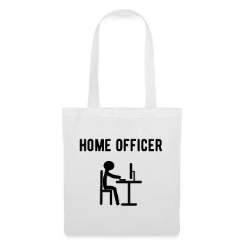 Home Officer - Stoffbeutel - Weiß - Vorne