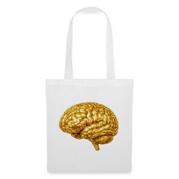 Golden Brain Design - Tote Bag - white - Front