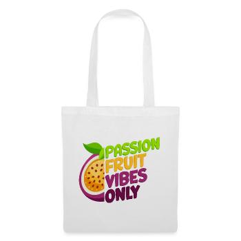 Passion Fruit Vibes Only - Stoffbeutel - Weiß - Vorne