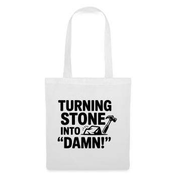 Stonemason funny saying - Tote Bag - white - Front