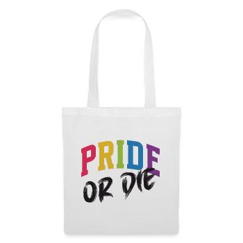 LGBT-Pride-Monat – Pride or Die - Stoffbeutel - Weiß - Vorne