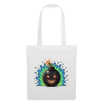 Angry Bomber Ball Neonburst - Tote Bag - white - Front