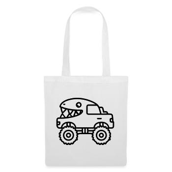 Monstertruck - Stoffbeutel - Weiß - Vorne