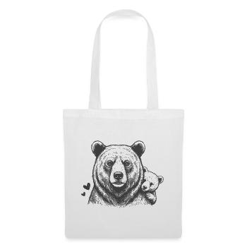 Father bear and baby - Tote Bag - white - Front