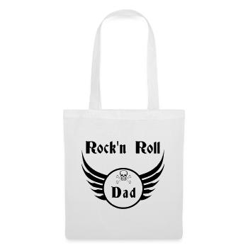 Dad Rock and Roll Skull Wings - Tote Bag - white - Front