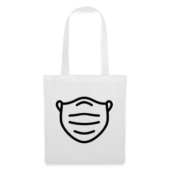 Maske - Stoffbeutel - Weiß - Vorne