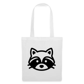 raccoon - Tote Bag - white - Front